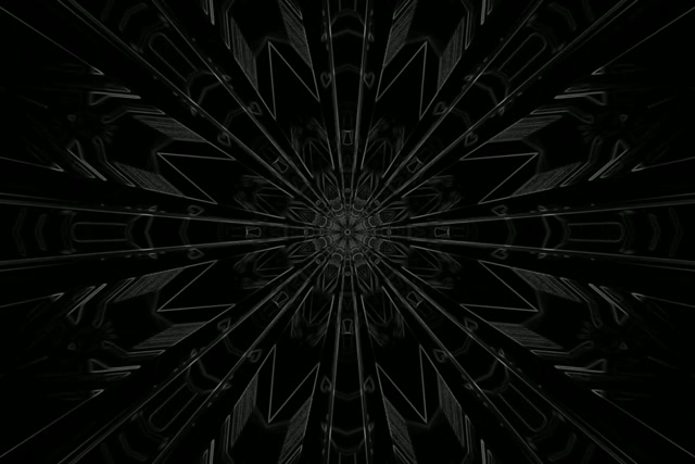 Neon Tunnel रेडियल स्पाइक बर्स्ट VJ Loop 3:2 Surface 60fps Screensaver