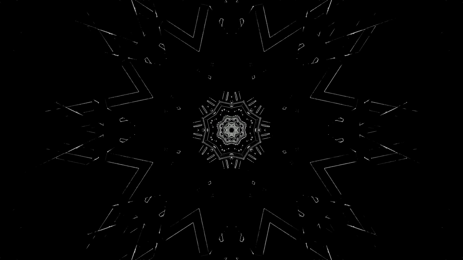 neon tunnel kaleidoskop čuvar zaslona windows 11 VJLoops 4K UHD 60fps