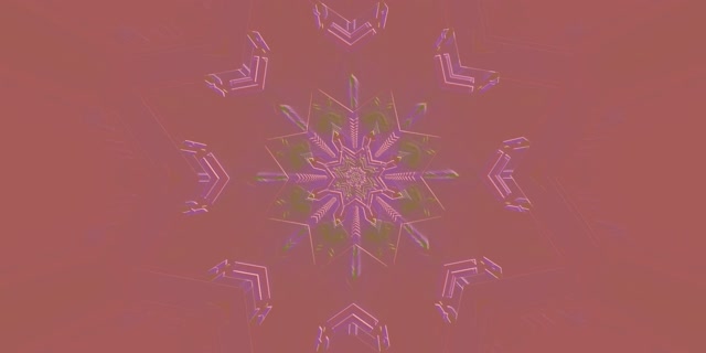 Neon Tunel Roza Pahulja Screensaver 2:1 Univisium 60fps VJ Loop