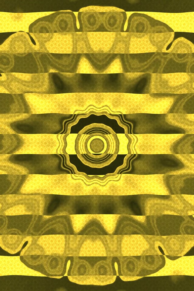 Neon Tunel Žuti Zvezdopljas Vrtlog 2:3 Photo Portrait 60fps Screensaver VJ Loop