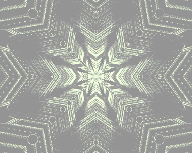 Srebrni Neon Tunel Pahulja Screensaver 5:4 industrial 60fps VJ Loop