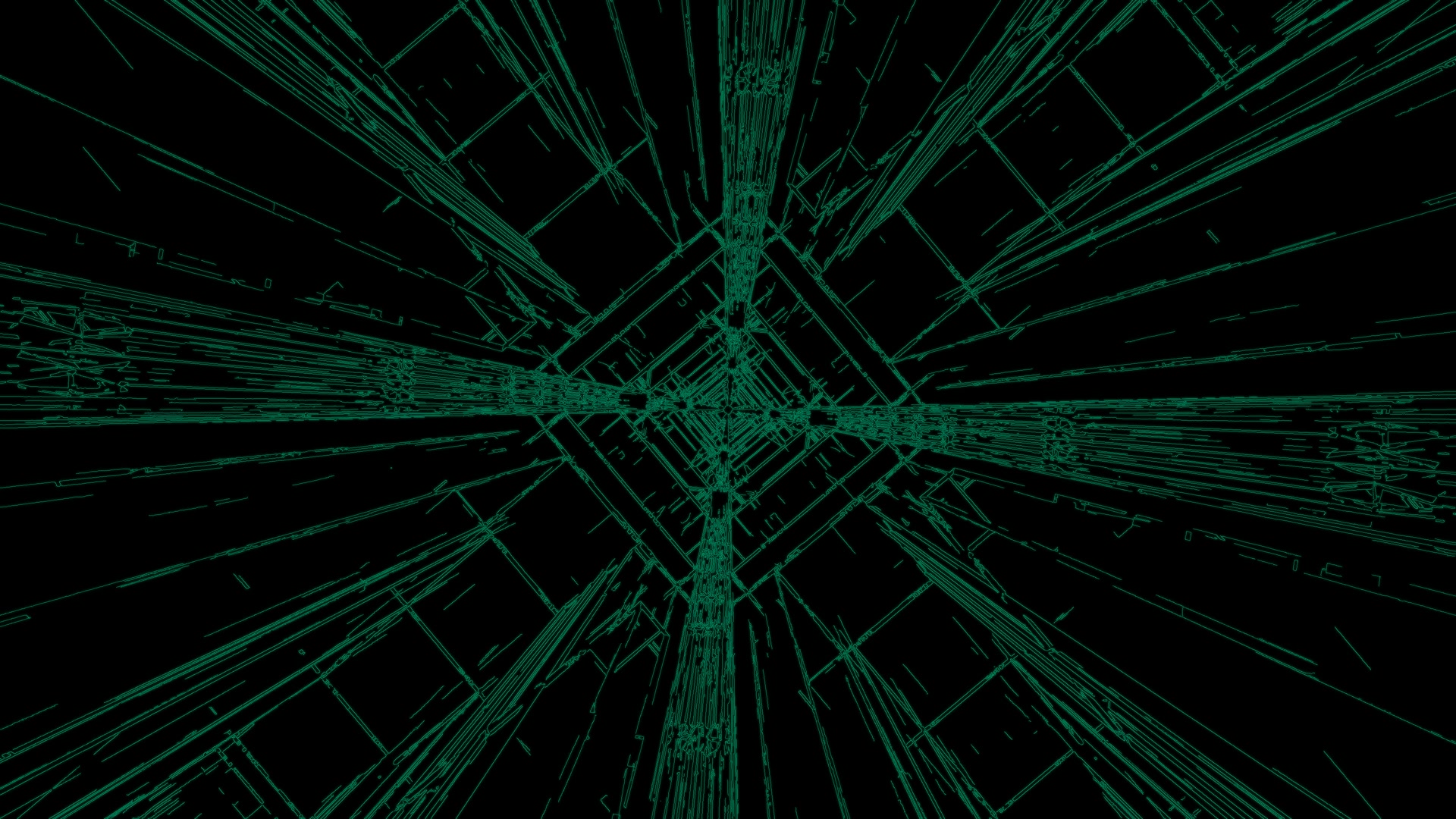 Cyber Mreža Neon Tunel Screensaver 4K UHD 60fps Live Wallpaper