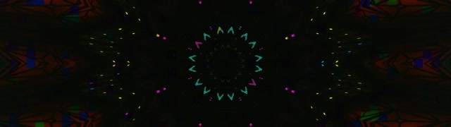 Neon Tunel Kaleidoskop Burst VJLoops 32:9 Super Ultrawide 60fps Čuvar Ekrana