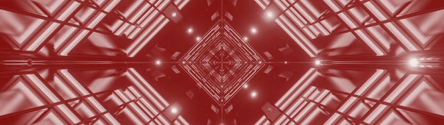 Crveni Neon Tunel Dijamantni Vortex Vj Loop 32:9 Super Ultrawide 60fps Screensaver
