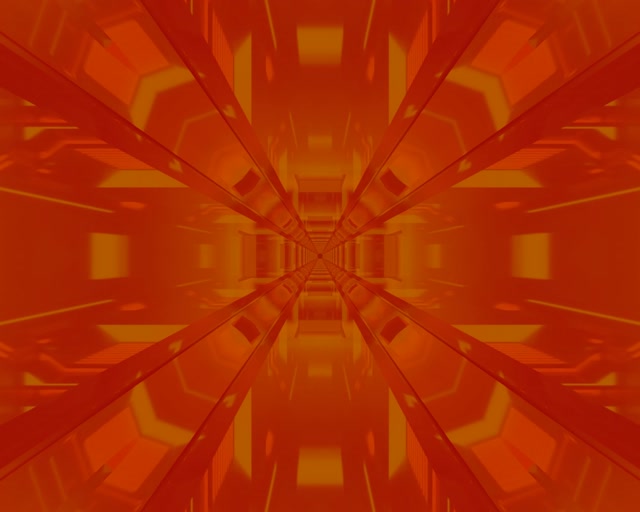 Neon Tunel Zlatni Kaleidoskop VJ Loop 5:4 industrial 60fps Čuvar Ekrana