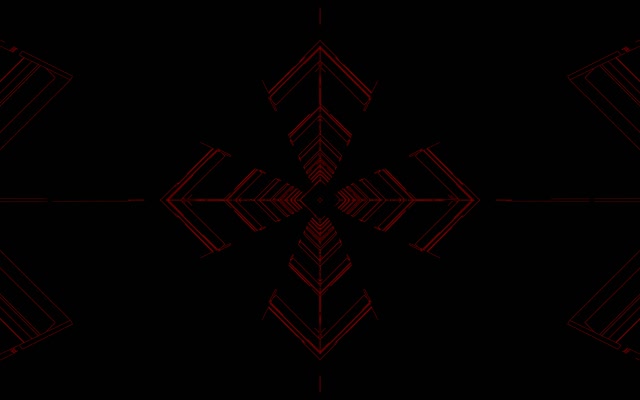 Crveni Neon Tunel Strelica Vrtlog VJ Loop 60fps 16:10 Macbook Screensaver