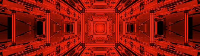 Crveni Neon Tunel Beskonačni Kvadratni Vrtlog 32:9 Super Ultrawide 60fps Screensaver Vj Loop