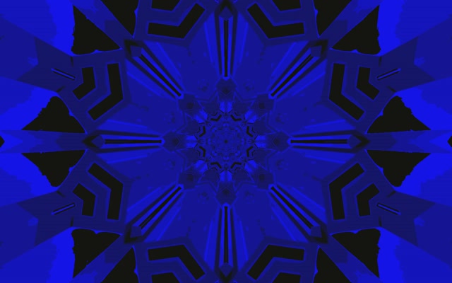 Neon Tunel Plavi Kaleidoskop Zvezda Eksplozija Vj Loop 16:10 Macbook 60fps Čuvar Ekrana