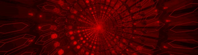 Crveni Neon Tunel Kristalni Vorteks VJLoops 32:9 Super Ultrawide 60fps Čuvar Ekrana