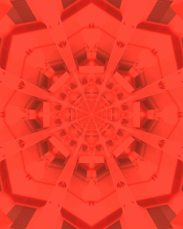 Neon Tunel Crveni Kaleidoskop Eksplozija VJ Loop 4:5 Instagram 60fps Čuvar Ekrana