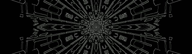 Neon Tunel Kaleidoskop Burst VJLoops 32:9 Super Ultrawide 60fps Čuvar Ekrana