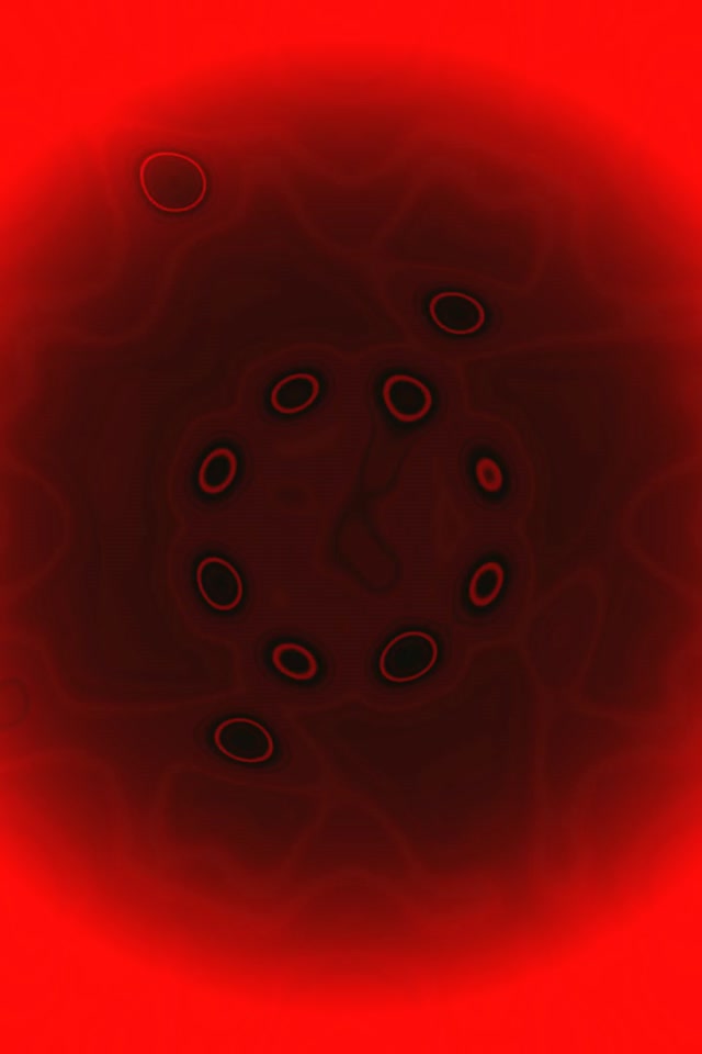 Crvena Crna Mandala Neon Tunel Vj Loop 2:3 Photo Portrait 60fps Čuvar Ekrana