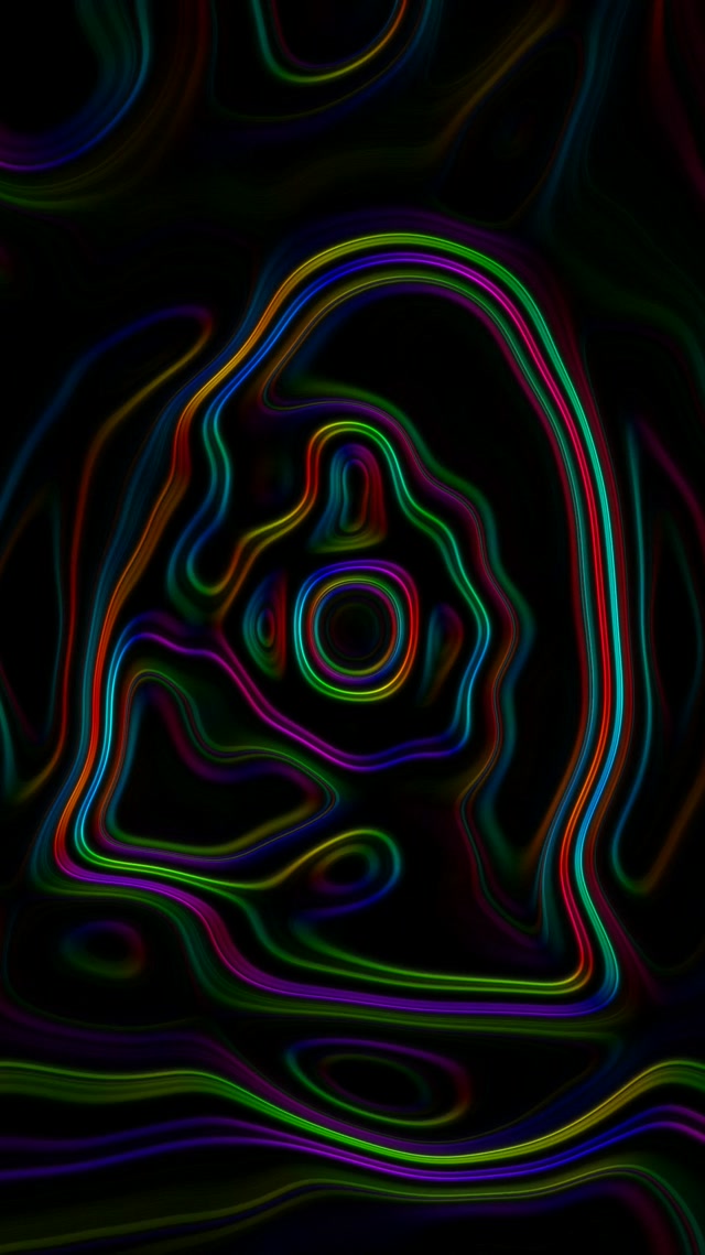 Neon Tunel Kovitlavi Dugin Vrtlog VJ Loop 9:16 Reels 60fps Čuvar Zaslona