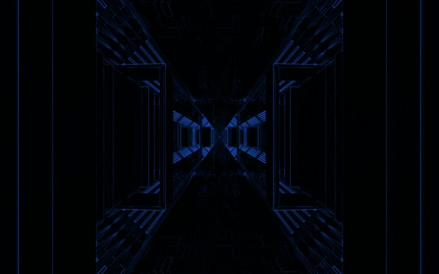 Neon Tunel Plava Mreža VJ Loop 60fps 16:10 Macbook Screensaver
