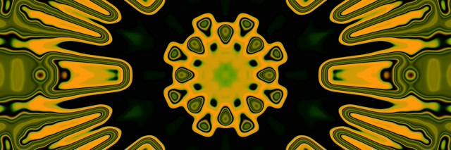 Neon Tunel Kaleidoskop Sunčev Bljesak VJLoops 3:1 Trostruko Širok 60fps Čuvar Zaslona