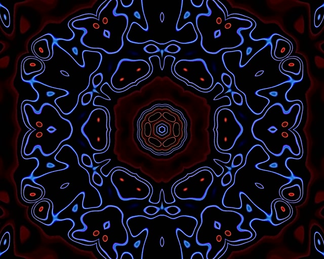 Neon Tunel Kaleidoskop Bloom VJ Loop 5:4 Industrijski 60fps Čuvar Zaslona