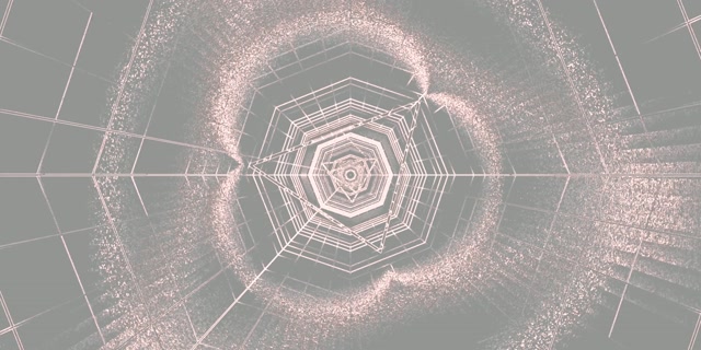 Neon Tunel Oktagon Vortex VJ Loop 2:1 Univisium 60fps Screensaver