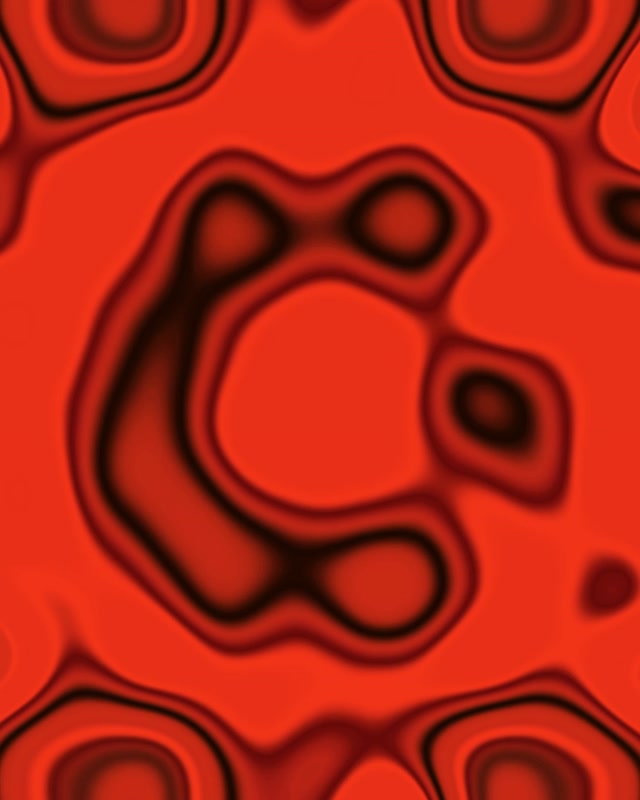 Red Neon Tunnel Hexagon Vortex VJ Loop 4:5 Instagram 60fps Screensaver