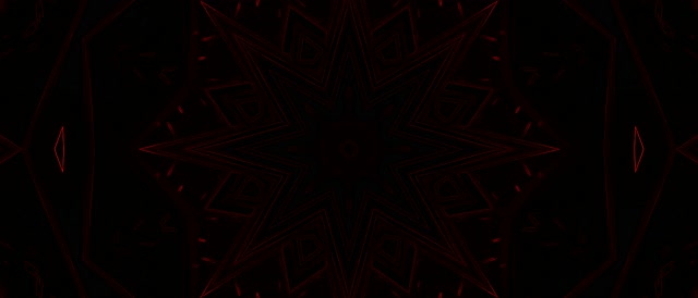 Red Neon Tunnel Kaleidoscope Star 21:9 Ultrawide 60fps Screensaver Vj Loop