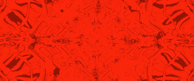 Red Fractal Kaleidoscope Neon Tunnel Vj Loop 2.39:1 Cinemascope 60fps Screensaver