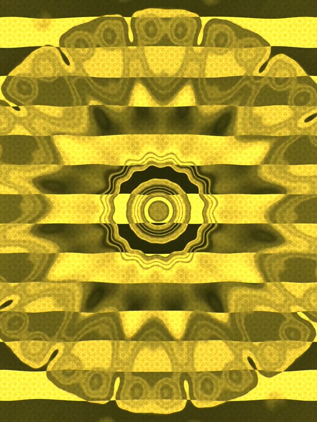 Neon Alagút Sárga Csillag Kitörés VJ Loop 3:4 iPad Portré 60fps Képernyővédő