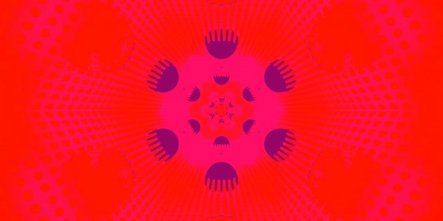 Neon Tunnel Hexagon Kaleidoscope 2:1 Univisium 60fps Screensaver Vj Loop