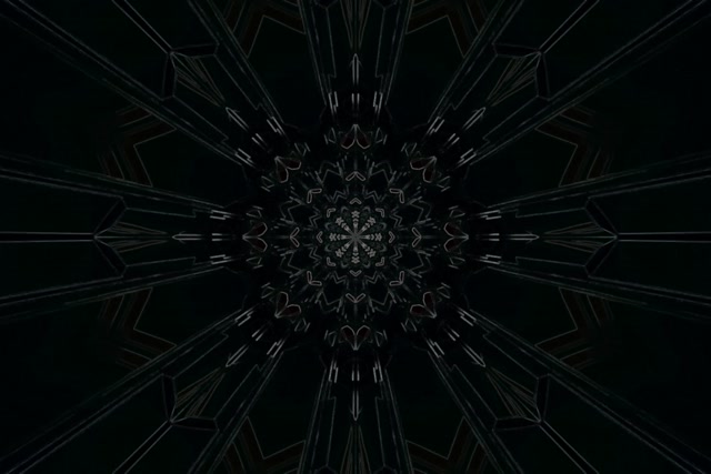 Neon Alagút Kaleidoszkóp Mandala VJLoops 3:2 Surface 60fps Képernyővédő