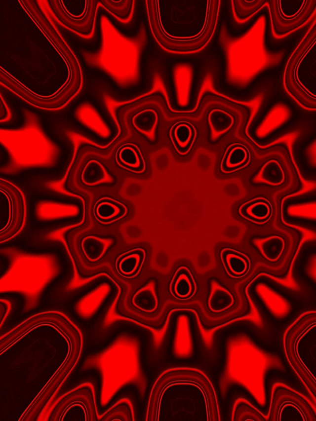 Vörös Neon Alagút Folyékony Blob Örvény Képernyővédő 3:4 iPad Portrait 60fps VJLoops