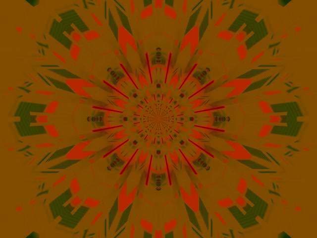 Neon Alagút Kaleidoszkóp Robbanás VJ Loop 4:3 Klasszikus 60fps Képernyővédő