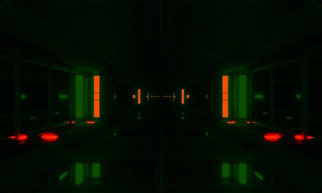 Neon Alagút Zöld Narancs 5:3 széles 60fps Képernyővédő VJLoops