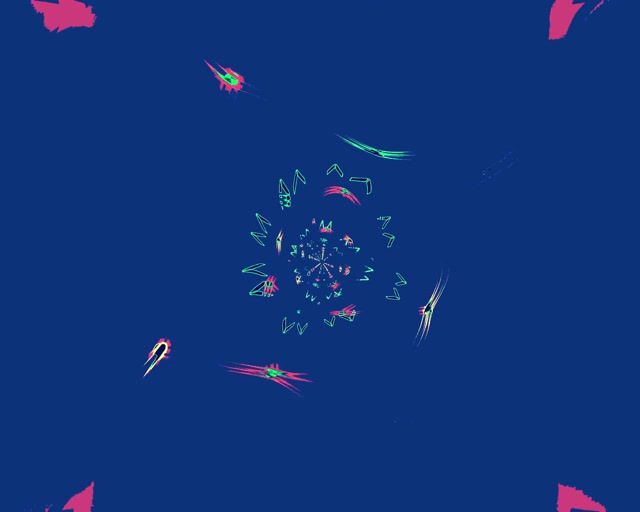 Neon Alagút Kék Rózsaszín Spirál 60fps 5:4 ipari Képernyővédő VJ Loop