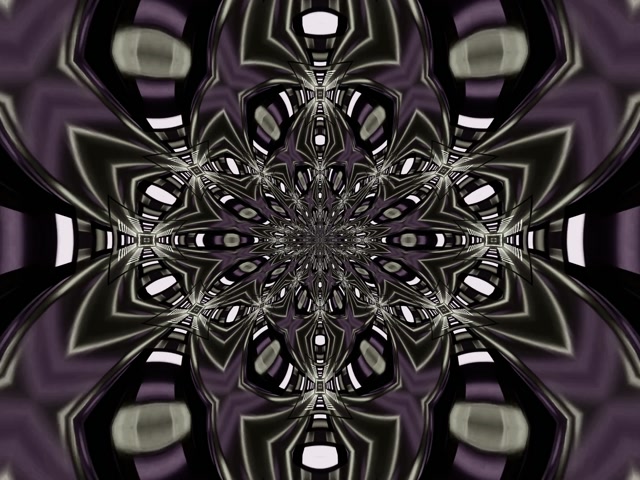 VjLoops Neon Alagút Sötét Fraktál Kaleidoszkóp 4:3 Klasszikus 60fps Képernyővédő