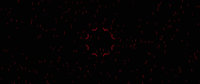 Piros neon alagút képernyővédő 60fps 2.39:1 cinemascope VJ Loop PC