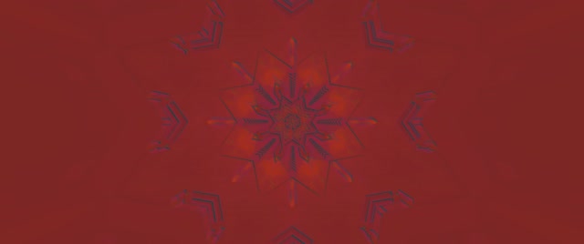 Neon Tunnel Vörös Mandala Kaleidoszkóp VJ Loop 2.39:1 Cinemascope 60fps Képernyővédő