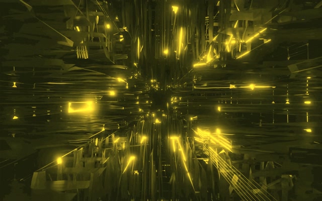 Neoncső Alagút Sárga Robbantás VJ Loop 60fps 16:10 MacBook Képernyővédő