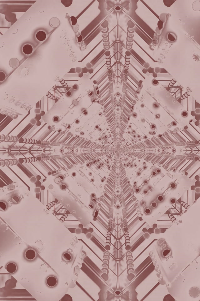 Neon Tunnel Rózsa Kaleidoszkóp VJLoops 2:3 Fotó Álló 60fps Képernyővédő