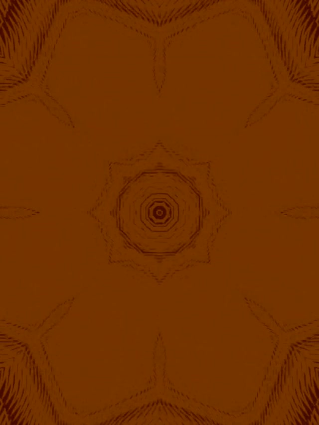 Neon Alagút Barna Kaleidoszkóp Mandala VJLoops 3:4 iPad Portré 60fps Képernyővédő