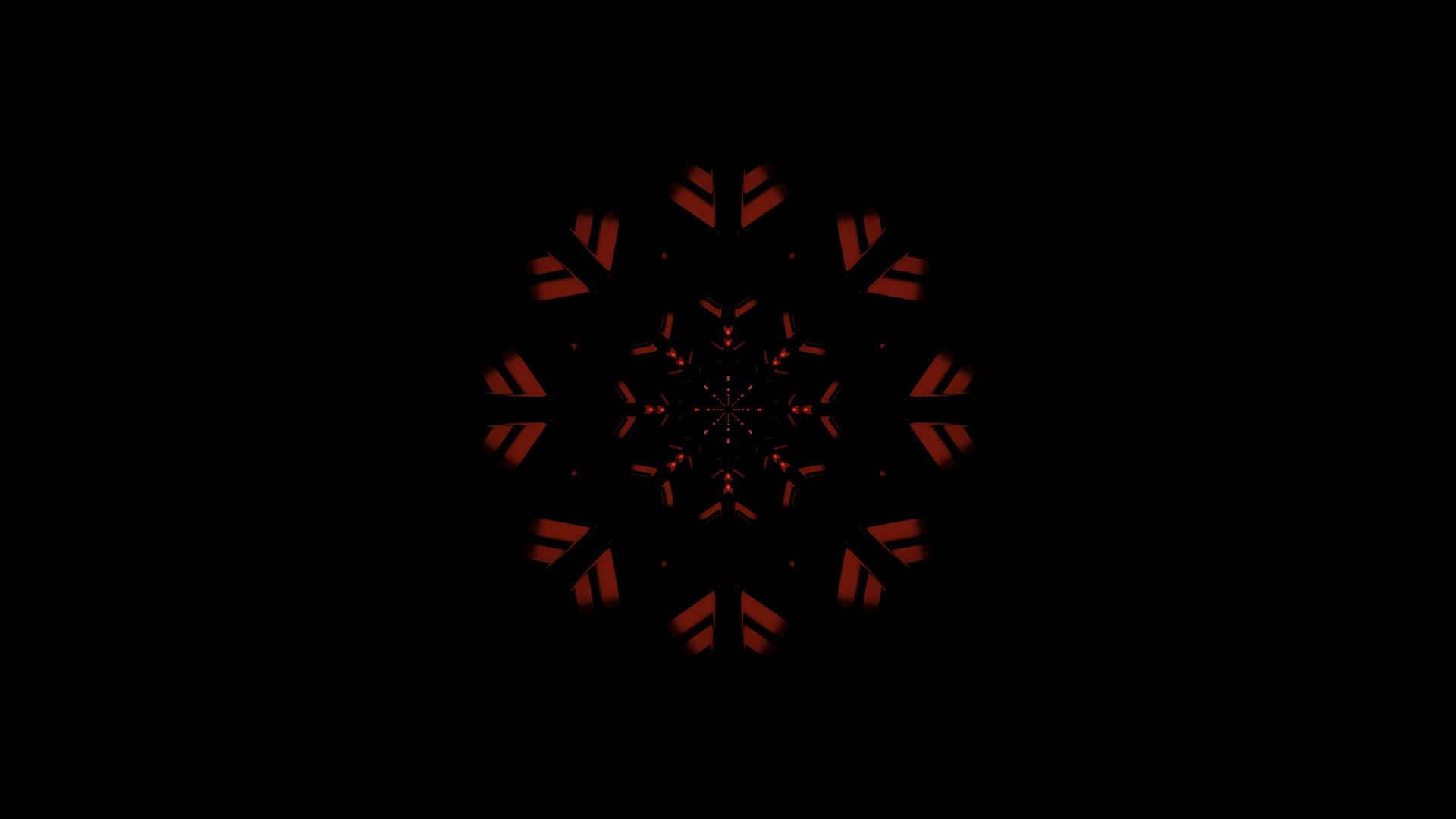 Kepingan Salju Merah Terowongan Neon 4K UHD 60fps screensaver pc Vj loop