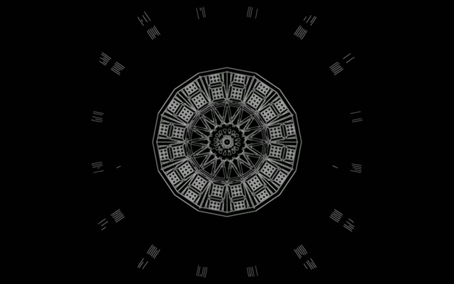 Neon Tunnel Kaleidoscope Star Mandala VJ Loop 16:10 MacBook 60fps Screensaver