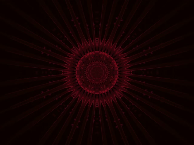 Crimson Mandala Burst Neon Tunnel Vj Loop 4:3 Classic 60fps Screensaver