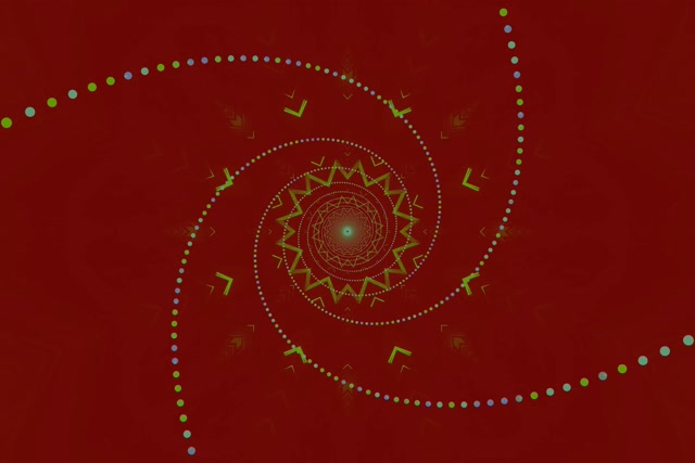 Neon Tunnel Kaleidoscope Star Vortex VJ Loop 3:2 Surface 60fps Screensaver