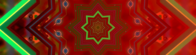 Terowongan Neon Merah Star 32:9 Super Ultrawide 60fps Screensaver VJ Loop