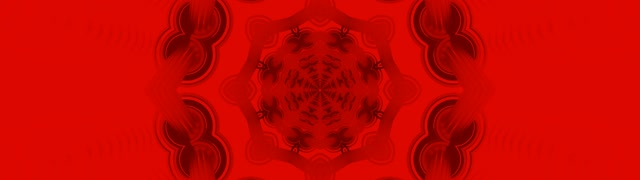 Mandala Fraktal Merah Terowongan Neon 32:9 Super Ultrawide 60fps Screensaver VJ Loop