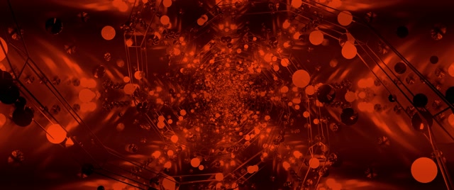 Terowongan Neon Merah Screensaver 60fps 2.39:1 Cinemascope VJ Loop PC Laptop