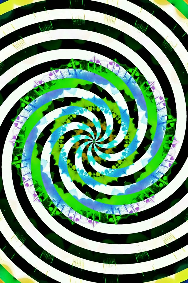 Spiraling Neon Tunnel Vortex Loop 2:3 Portrait 60fps Screensaver Animation