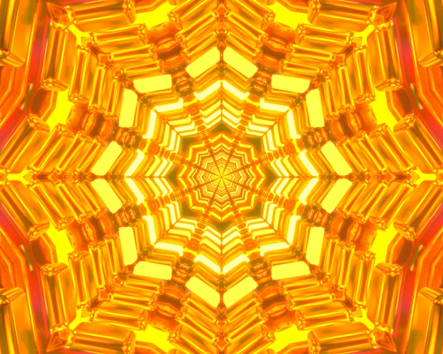 Radiant Neon Tunnel VJ Loop 60fps 5:4 Industrial Screensaver Hypnotic Geometric Vortex