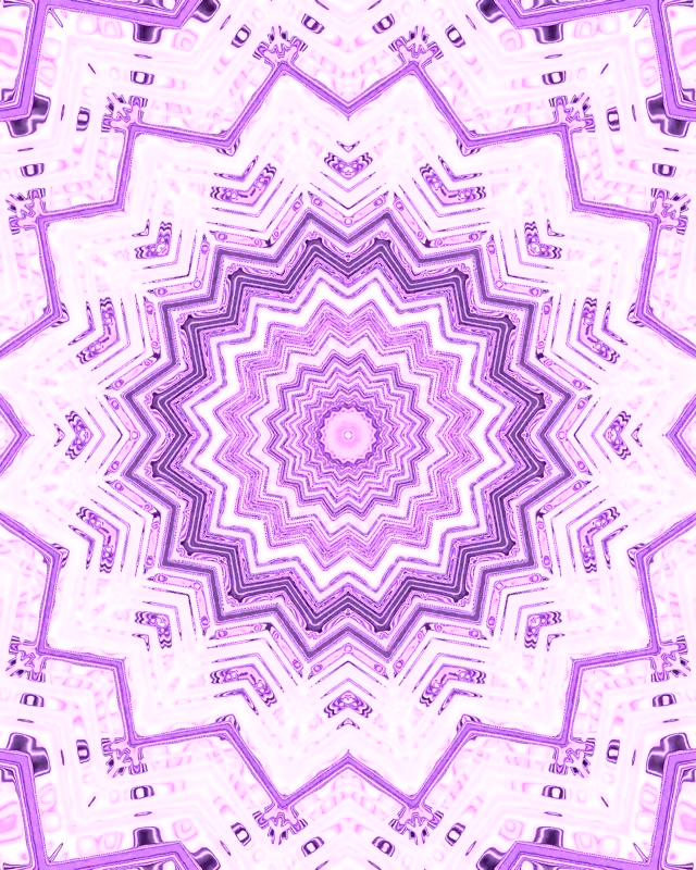 Terowongan Neon Ungu Mandala Screensaver 60fps 4:5 Instagram VJ Loop