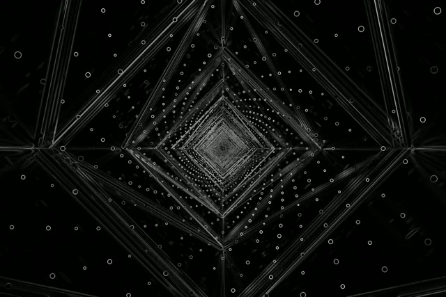 Terowongan Neon Gelap Screensaver 3:2 Surface 60fps VJLoops PC Laptop