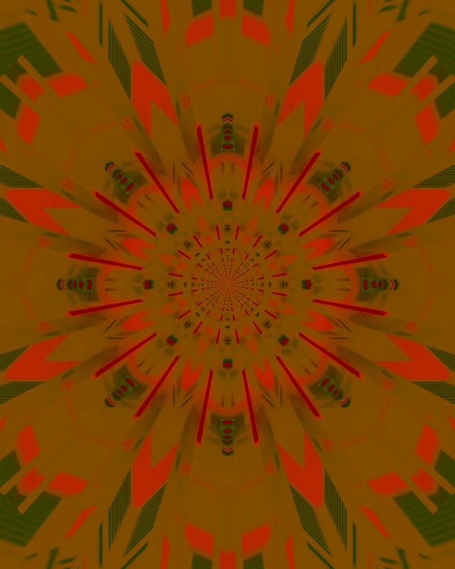 Terowongan Neon Ledakan Kaleidoskop VJ Loop 4:5 Instagram 60fps Screensaver