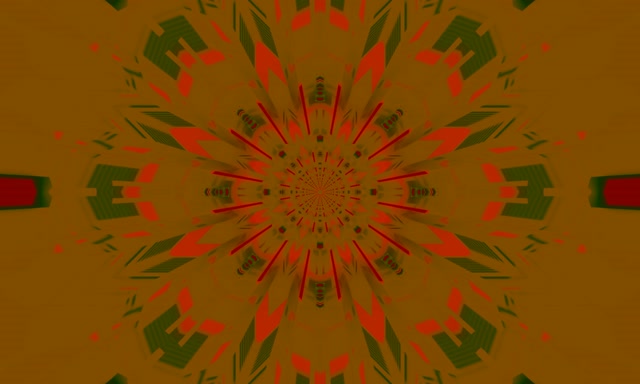 Terowongan Neon Burst Kaleidoskop VJLoops 5:3 Wide 60fps Screensaver